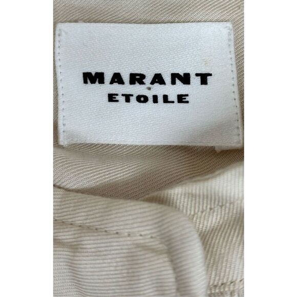 Isabel Marant Étoile Britten Blouse In Ecru Cotton With Embroidery NWT Size 38/ - Picture 11 of 15